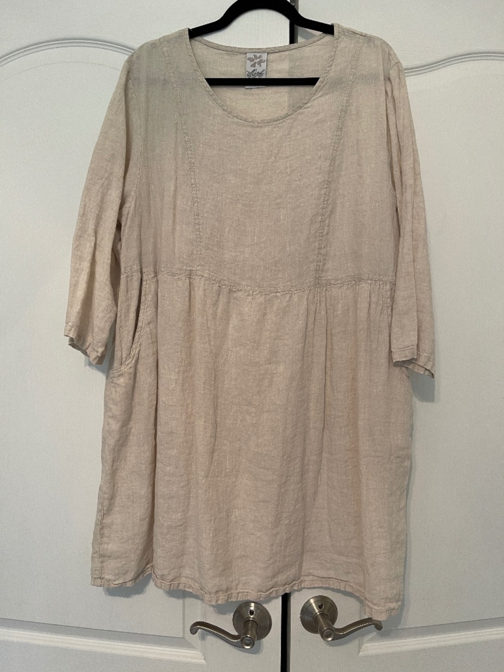 Match Point Linen Dress XL